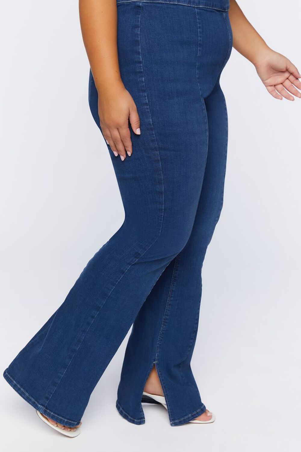 Split Bootcut Gallabuxur - Curvy & Stout