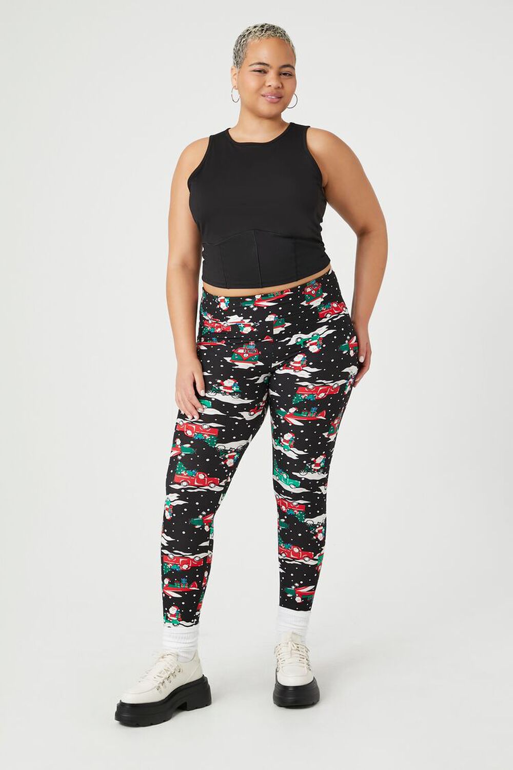 Travel Santa Leggings