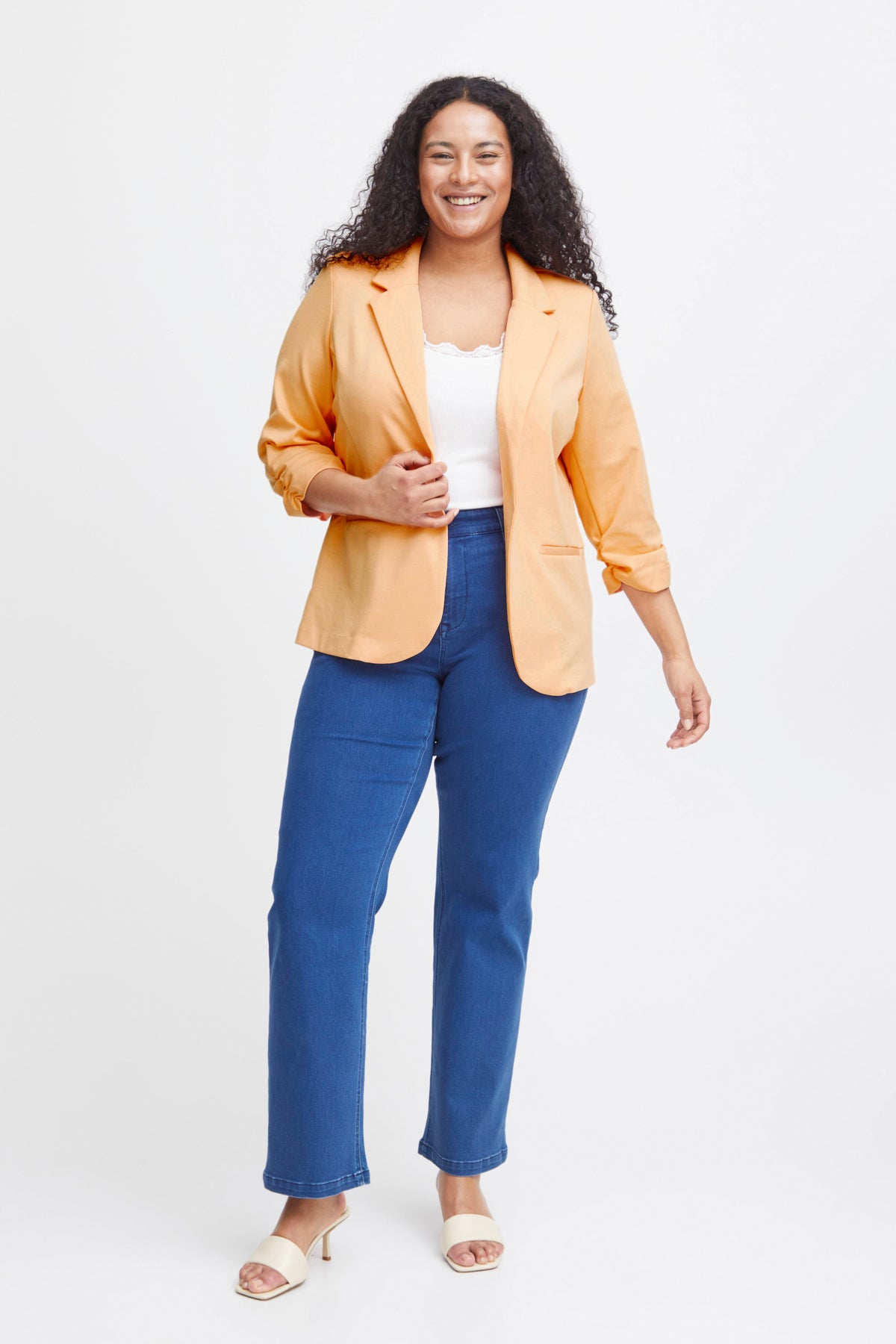 Simple Wish Blazer - Peach