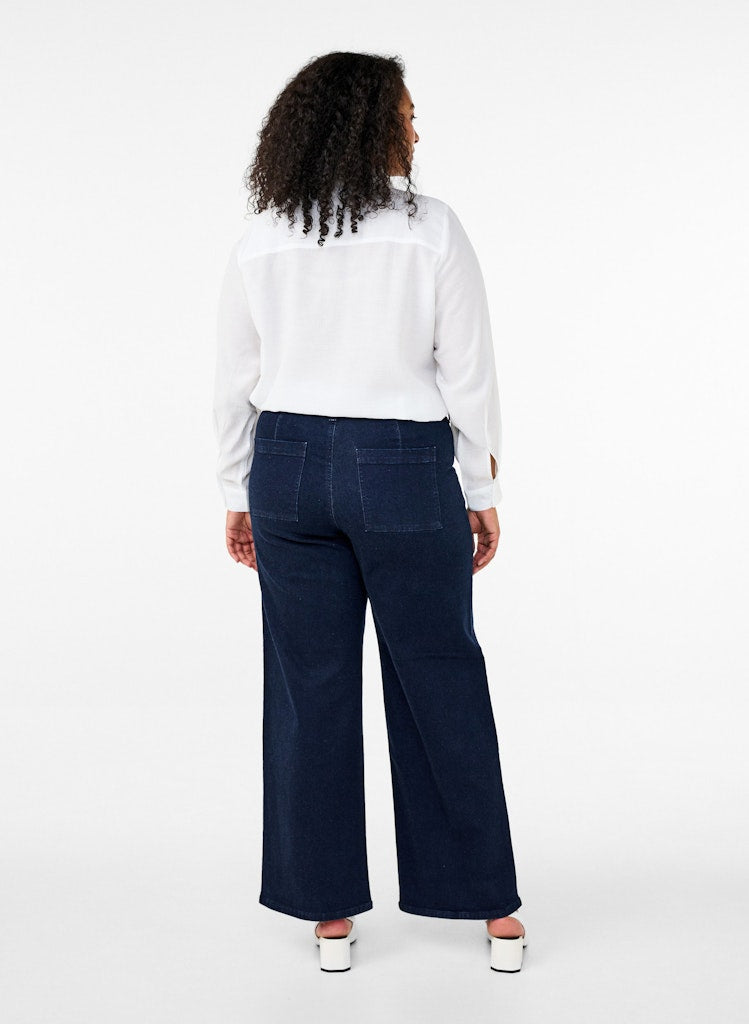 Selina Wide Jeans - Denim