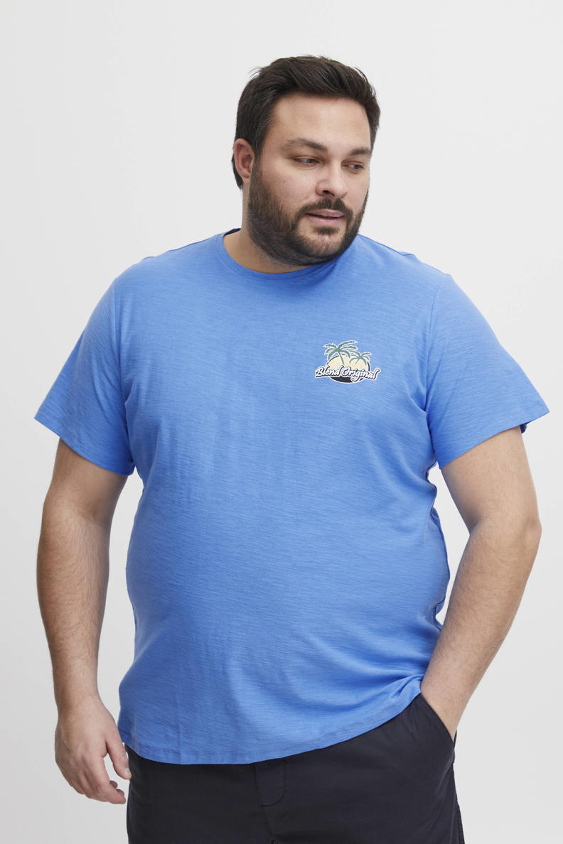 Blue Palm Tee