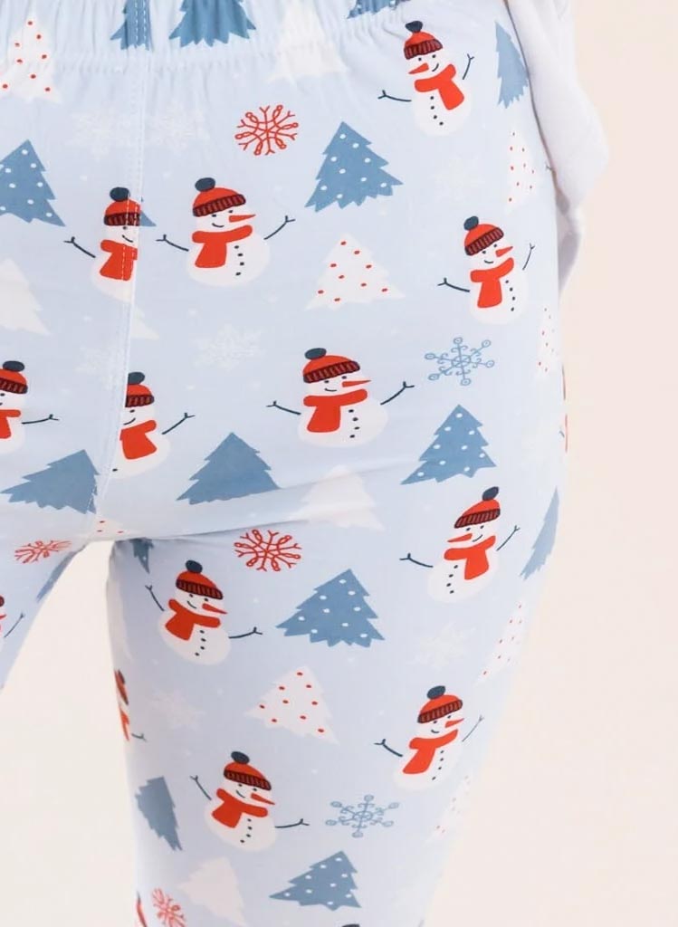 Soft Leggings - Snowman