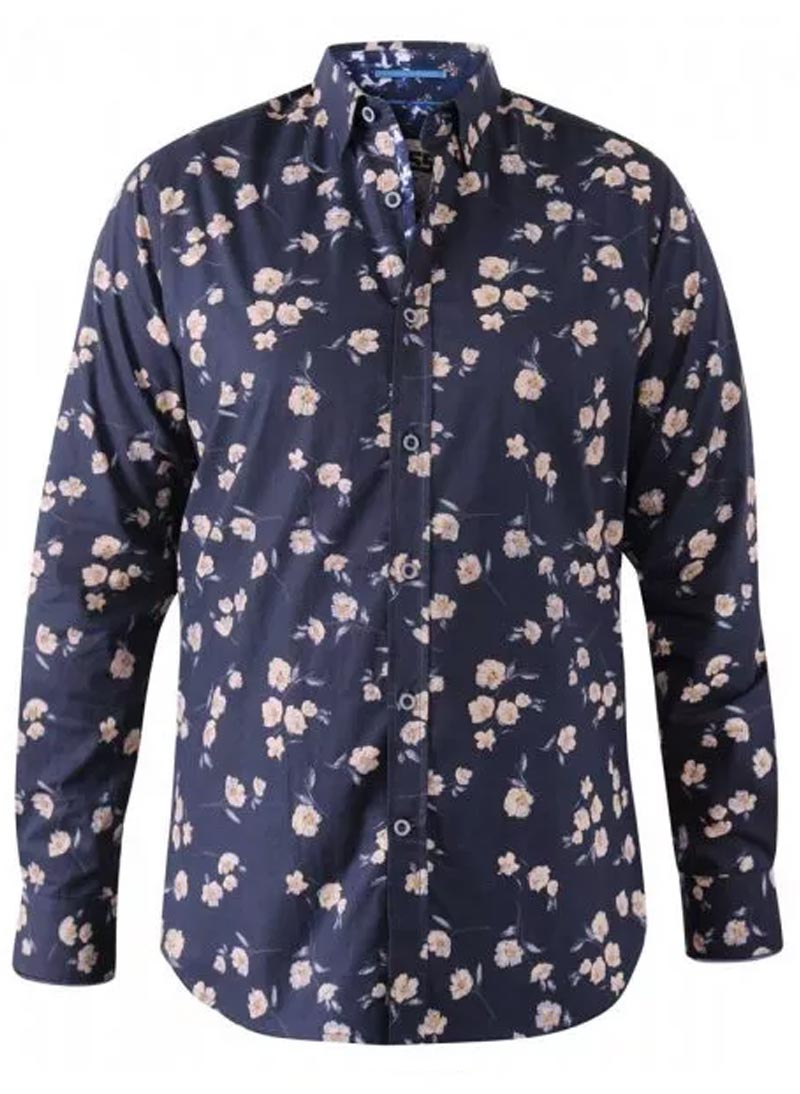 Floral Print Skyrta