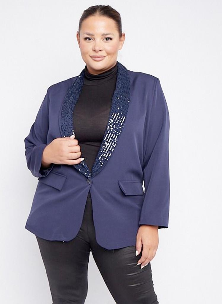 Pallíettu Aarya Blazer