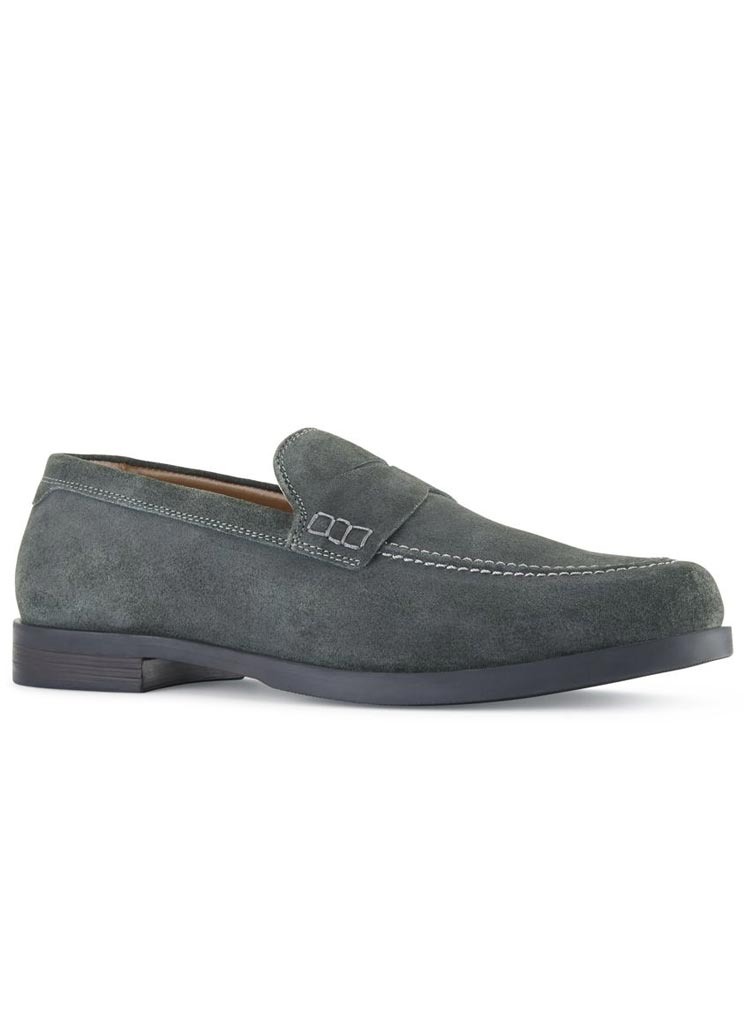 Green Suede Loafer