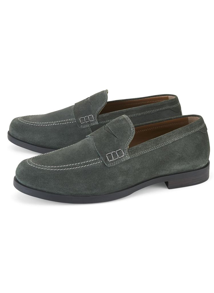 Green Suede Loafer