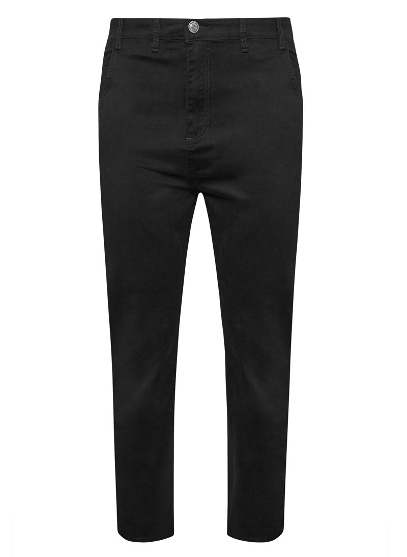 Stretch Chino Buxur - Svartar