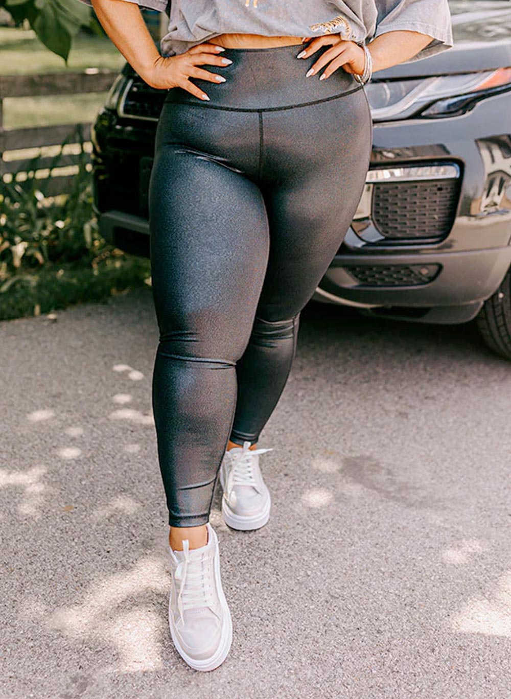 Metallic Leggings