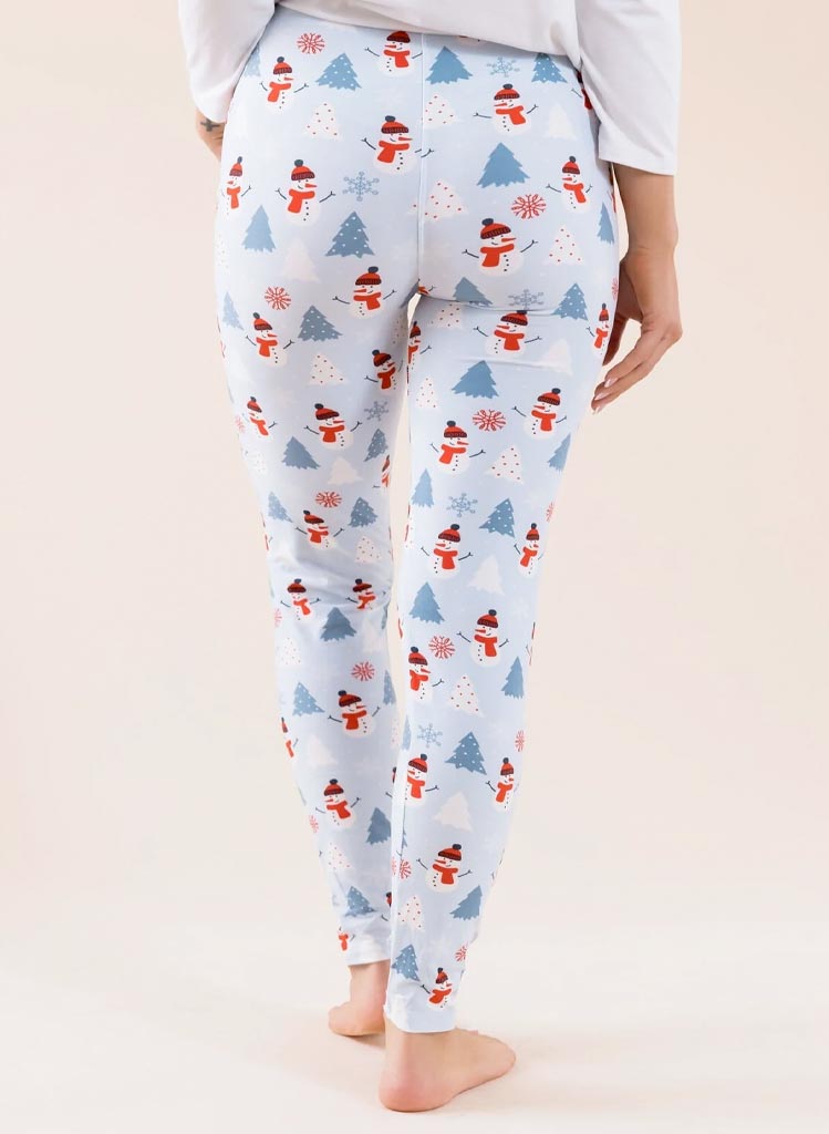 Soft Leggings - Snowman