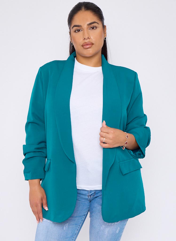 Teal Aarya Blazer