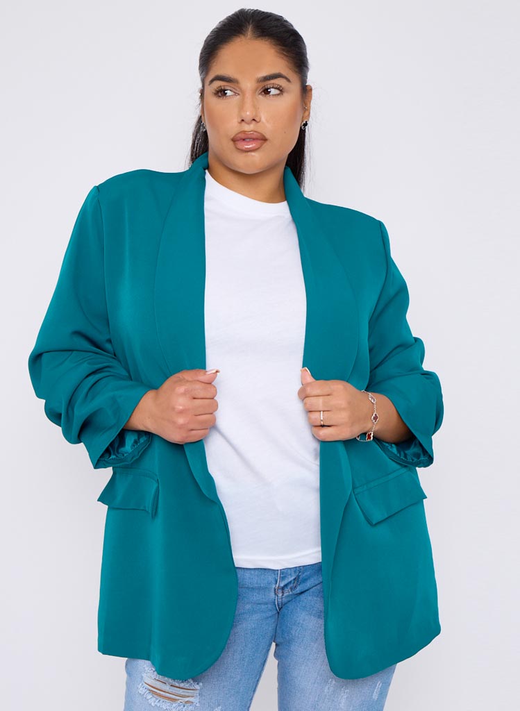 Teal Aarya Blazer