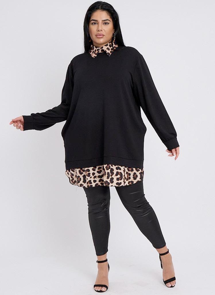 Leopard Shirt Tunic